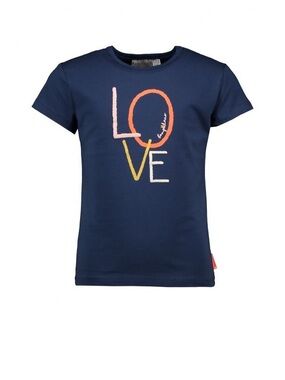 Navy Short Sleeve 'LOVE' Graphic Tee for Kids